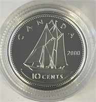 2000 Canada Tall Ships Coin & Stamp Set