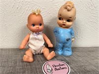 Two Baby Dolls - One Vintage one newer