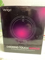 Dimming touch mirror