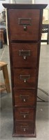Pottery Barn 6-Drawer Wooden Coffee Bean Cabinet