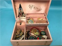 Girl Scout Pins, Music Box, etc.