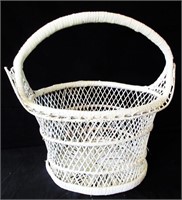 Vintage Wicker Basket 17"T