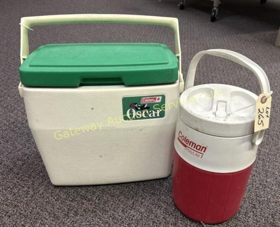 Coleman Cooler & Water Jug