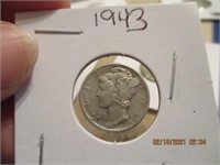 1943 Mercury Dime