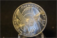 1972 Germany 10 Mark Silver Coin