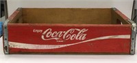 Coca Cola Red Wooden Crate