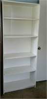 White 5 Shelf Unit