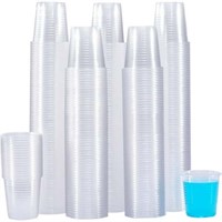 SIUQ 3 oz Plastic Cups Clear Disposable Mouthwash