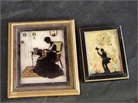 VTG Silhouettes Small Framed Art