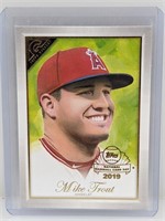 2019 Topps Gallery Nat. Card Day Mike Trout #GP-MT