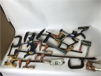 16pcs Various Size and Style Project Clamps