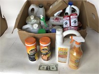 Lot of Cleaners and Supplies New and Used
