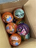 Box of 18 miscellaneous headstrom balls for kids