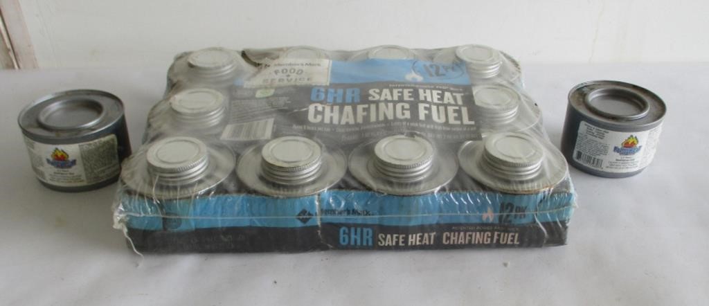 12 pack  6hr safe heat chafing fuel