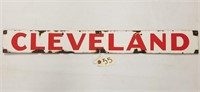 "Cleveland" Porcelain Sign