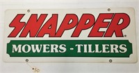 "Snapper Mowers-Tillers" Metal Sign 42" X 17 ½"