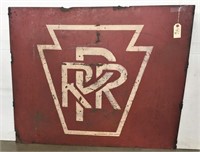 "Pennsylvania Railroad" Sign 32" X 39"