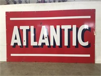 "Atlantic" Porcelain Sign 42" X 72"