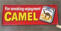"Camel for Smoking Enjoyment" Metal Sign