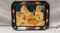 Coca Cola metal tray 1981