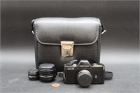 Mini-Pentax Asahi Auto 110-35mm Camera, 4 Lenses+