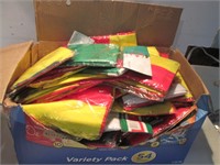 BOX OF LARGE FLAGS-VARIOUS COUTRIES