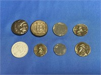 (8PCS) ROMAN CURRENCY