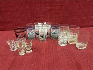 5 Kentucky Derby Glasses and Drinking/shot