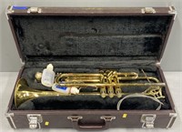 Bundy Brass Trumpet; Accessories & Case