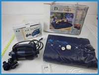 QUEEN SIZE DOWNY AIRBED AND 120 VOLT AIR PUMP