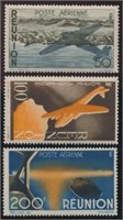 FRANCE-REUNION #C32, #C33 & #C34 MINT FINE-VF NH