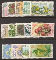 FALKLAND ISLANDS #166-179 MINT FINE-VF NH