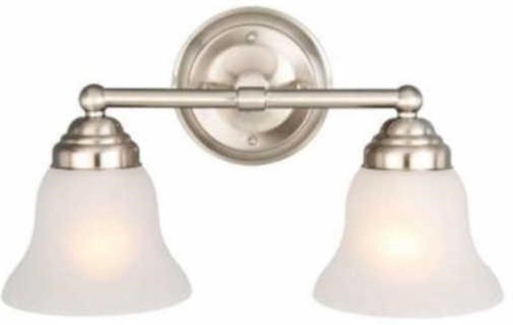 Ashhurst 2-light Brushed Nickel Vanity Light