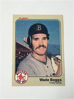 1983 Fleer Wade Boggs Rookie Card