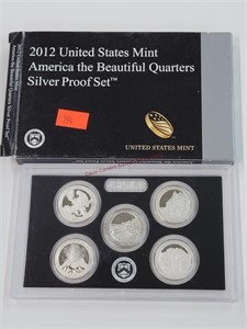 2012 US Mint Silver Quarter Proof Set