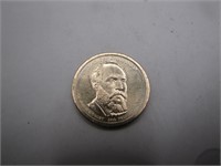 Golden James Garfield US Mint Dollar Coin
