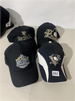 4 HATS PENGUINS INCLUDES WINTER CLASSIC