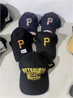 5 PIRATES HATS OPENING DAY 2009, ETC.