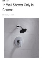 Ixa Soft In-Wall Shower-Chrome 44076