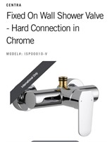 Fixed On-Wall Shower Valve-Chrome ISP00010V