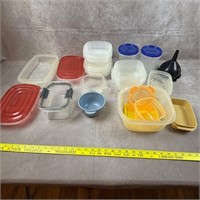Assortment of Plastic Containers