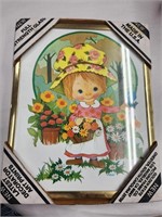 New Vintage Flower Girl 8 x 10 Picture