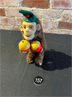 Vintage Max Carl Wind up Mechanical Monkey