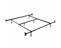 Adjustable Metal Bed Frame for King or Queen Bed