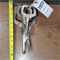 4 3-6” long welding clamps 1-10” long Vise Grip