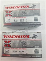 WINCHESTER, 12GA 2 3/4",  Rifled Slug HP, 1 oz,