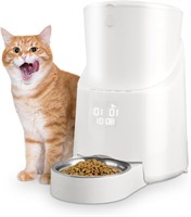 Automatic Cat Feeders  5L  7 Meals/Day  White