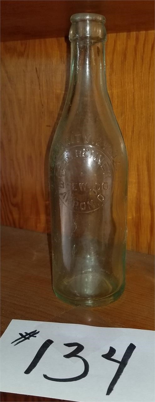 Antique Bottle Geo J Renner Brewing Co, Akron, OH