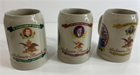 Anheuser Busch Family Of Beers Steins