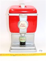 Coca Cola soda fountain dispenser cookie jar 2003